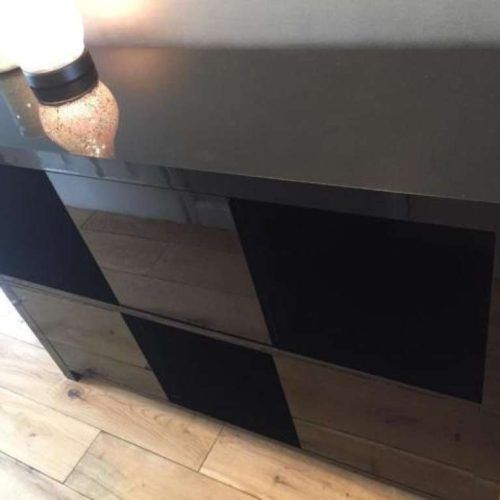 Next Black Gloss Sideboards (Photo 4 of 20)