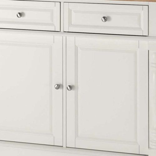 Thin White Sideboards (Photo 19 of 20)