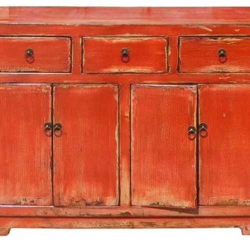 Red Sideboards (Photo 17 of 20)