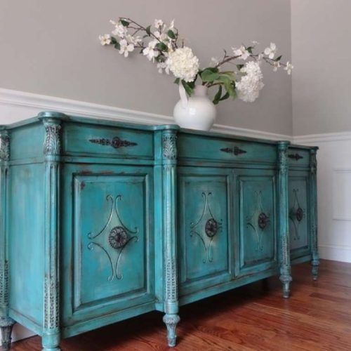 Hand Painted Sideboards (Photo 14 of 20)