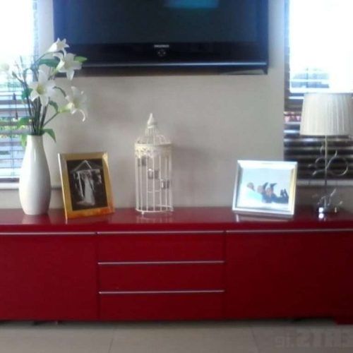 Red Gloss Tv Stands (Photo 13 of 15)