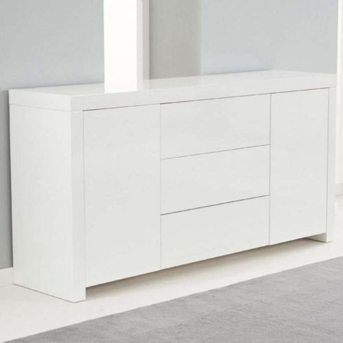 White High Gloss Sideboards (Photo 2 of 20)
