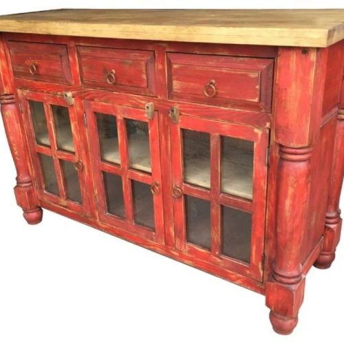Red Buffet Sideboards (Photo 7 of 20)