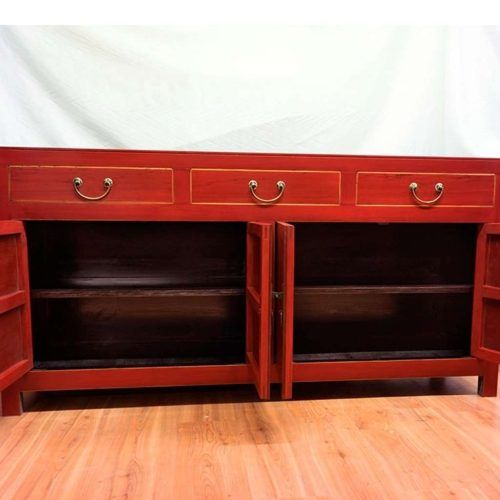 Red Sideboards Buffets (Photo 6 of 20)