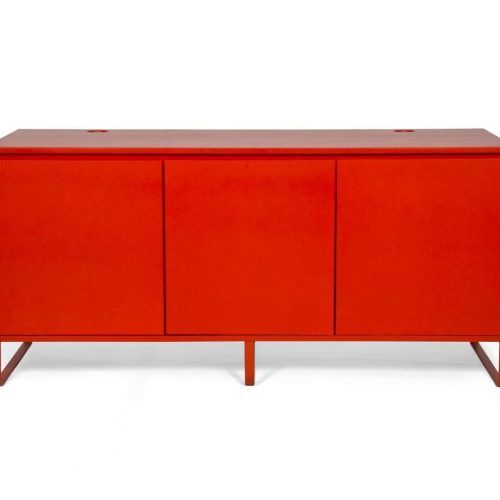 Red Sideboards (Photo 3 of 20)