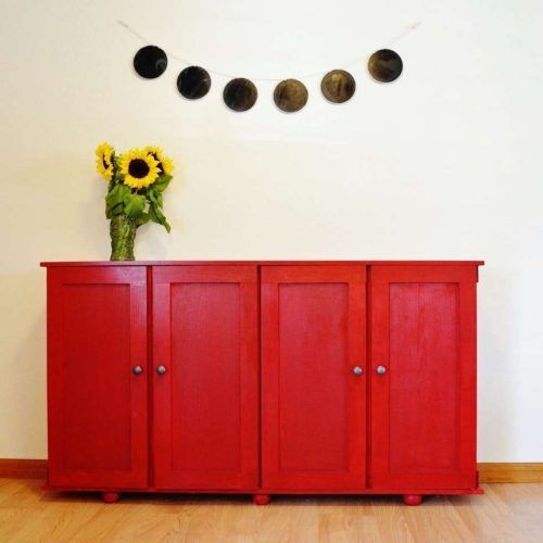 Red Sideboards Buffets (Photo 17 of 20)
