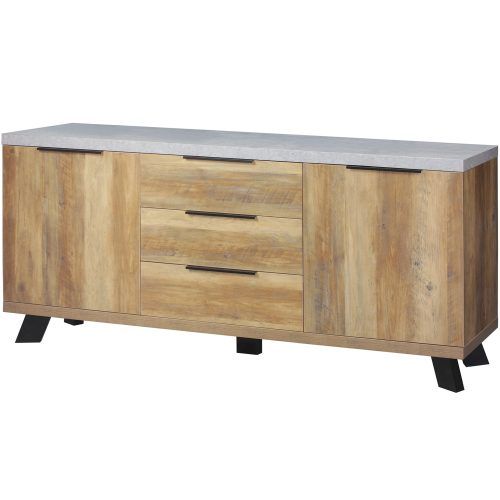 Modern Lacquer 2-Door 3-Drawer Buffets (Photo 14 of 20)