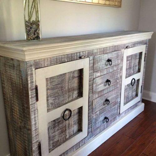 Distressed Buffet Sideboards (Photo 10 of 20)