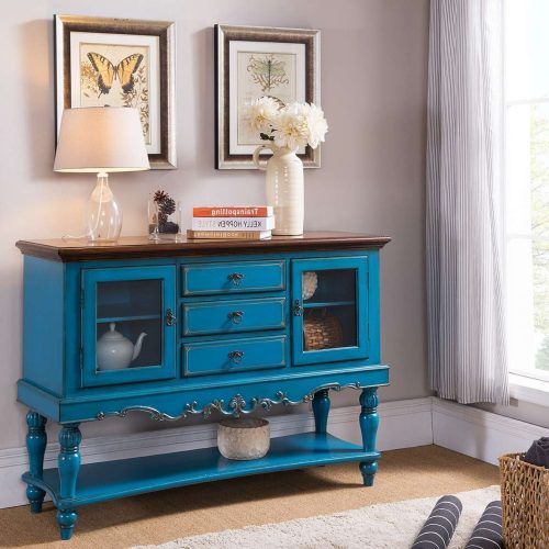 Blue Sideboards (Photo 1 of 20)
