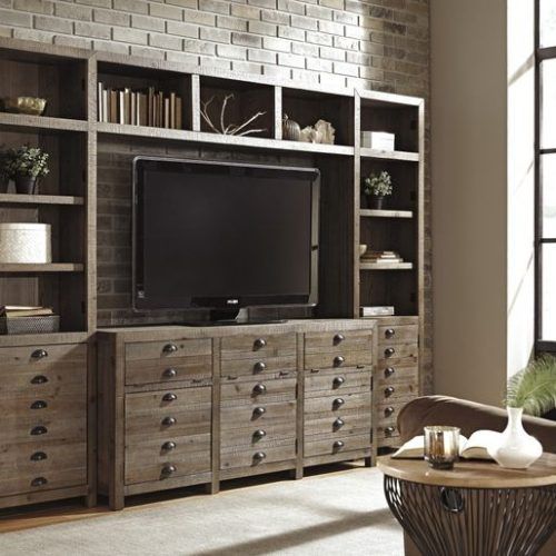 Lucas Extra Wide Tv Unit Grey Stands (Photo 7 of 20)