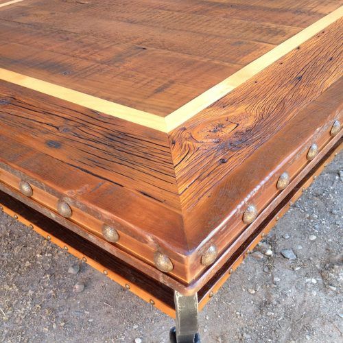 Smoked Barnwood Cocktail Tables (Photo 8 of 20)