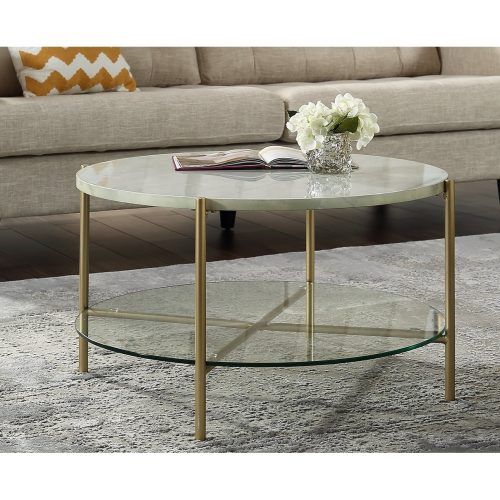 Silver Orchid Ipsen Round Coffee Tables With X-Base (Photo 16 of 20)
