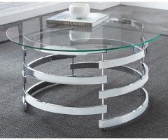 2024 Popular Silver Orchid Bardeen Round Coffee Tables