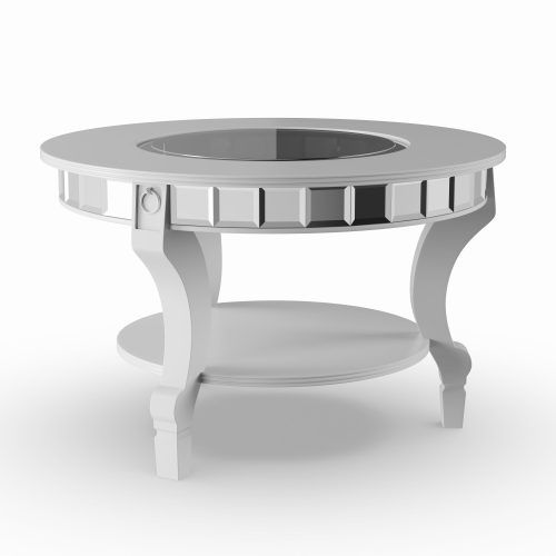 Silver Orchid Olivia Glam Mirrored Round Cocktail Tables (Photo 2 of 20)