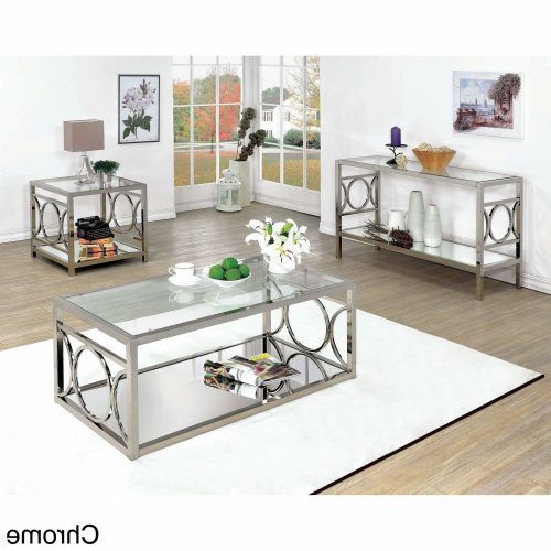 Velma Modern Satin Plated Coffee Tables (Photo 14 of 20)