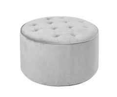 20 Best Light Gray Tufted Round Wood Ottomans with Storage