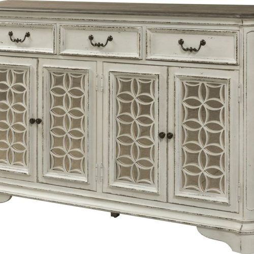 Simple Living Antique White Kendall Buffets (Photo 12 of 20)