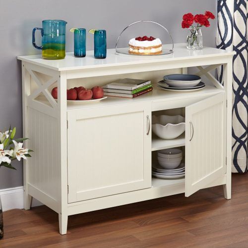 Simple Living Antique White Kendall Buffets (Photo 14 of 20)