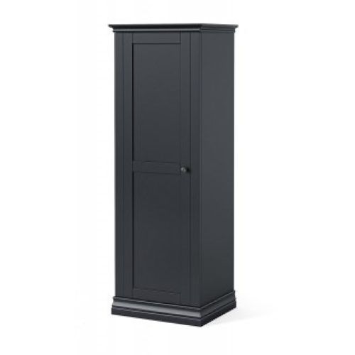 Black Single Door Wardrobes (Photo 4 of 20)