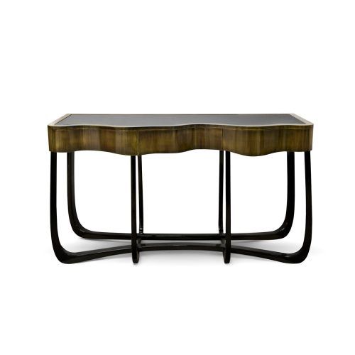 Mix Patina Metal Frame Console Tables (Photo 13 of 20)