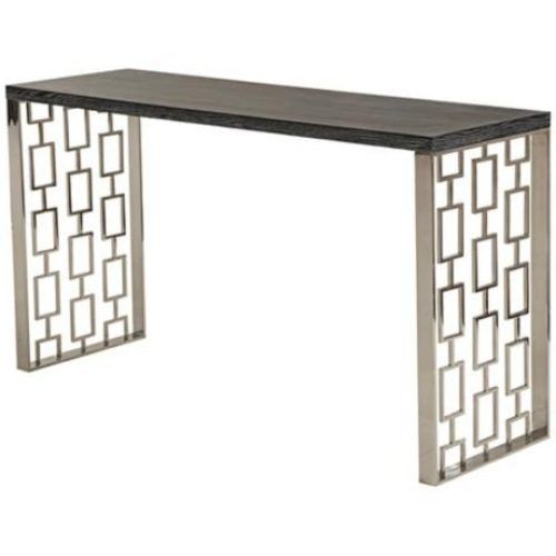 Glass And Stainless Steel Console Tables (Photo 17 of 20)