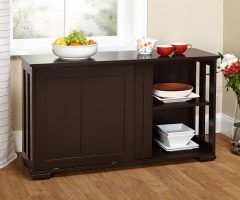 The Best Contemporary Style Wooden Buffets with Two Side Door Storage Cabinets