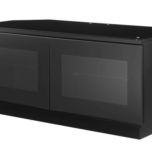 Black Tv Cabinets With Doors (Photo 1 of 20)