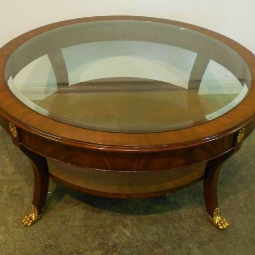 Antique Glass Top Coffee Tables (Photo 19 of 20)