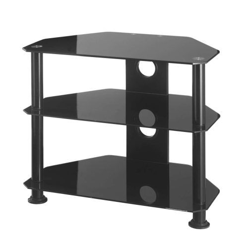 Black Glass Tv Stands (Photo 3 of 15)