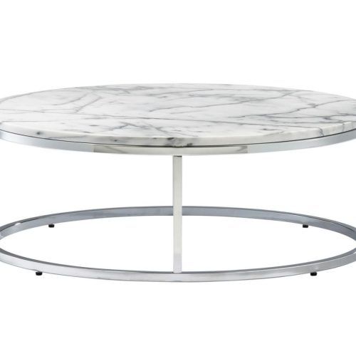 Smart Round Marble Top Coffee Tables (Photo 18 of 20)