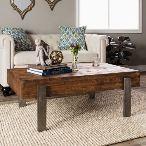 Carbon Loft Oliver Modern Rustic Natural Fir Coffee Tables (Photo 20 of 20)