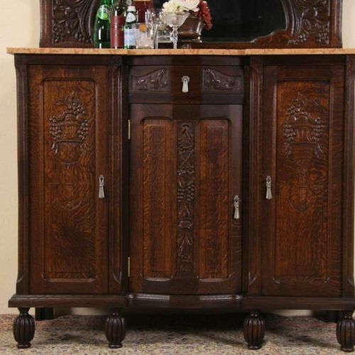 Antique Marble Top Sideboards (Photo 12 of 20)