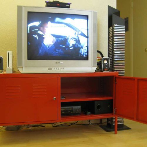 Red Tv Cabinets (Photo 12 of 20)