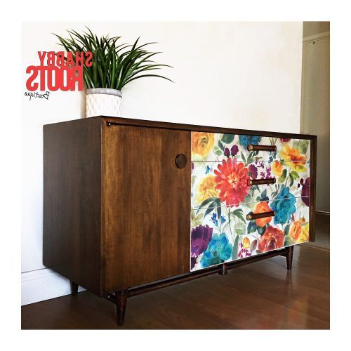 Lovely Floral Credenzas (Photo 11 of 20)