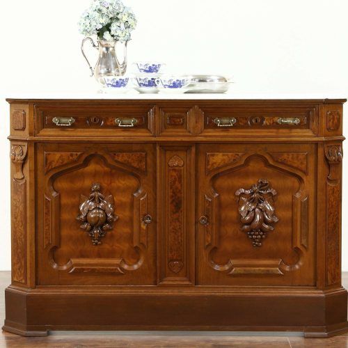 Antique Marble Top Sideboards (Photo 19 of 20)