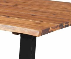2024 Latest Folcroft Acacia Solid Wood Dining Tables