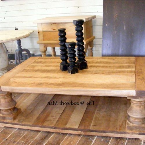 Chunky Wood Coffee Tables (Photo 2 of 20)