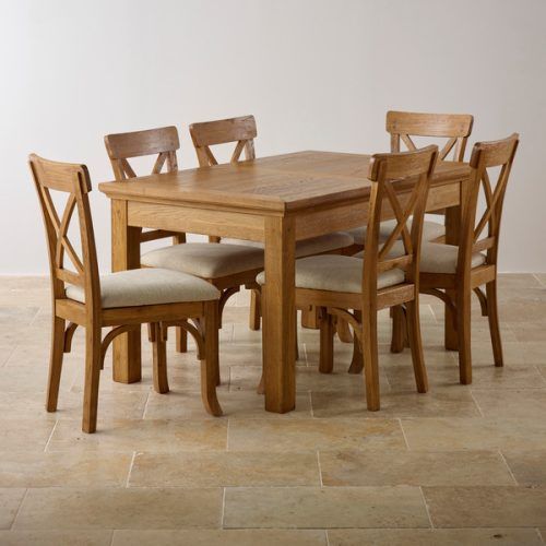 Solid Oak Dining Tables And 6 Chairs (Photo 20 of 20)