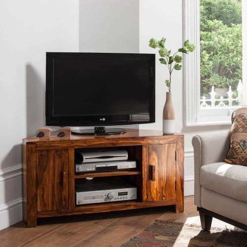 Solid Wood Corner Tv Stands (Photo 18 of 20)