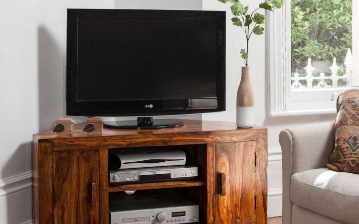 2024 Popular Wooden Corner Tv Stands