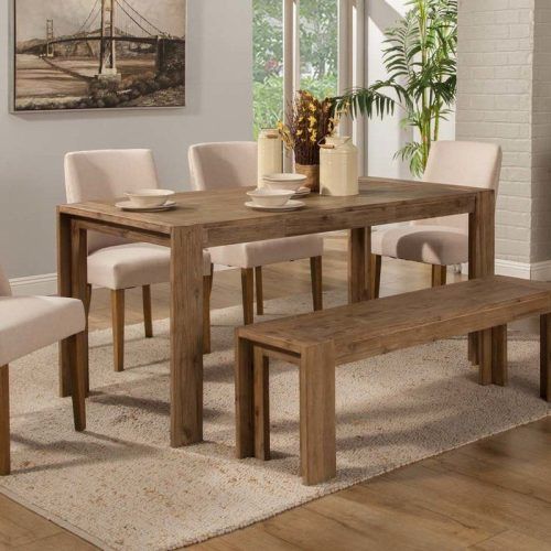 Aulbrey Butterfly Leaf Teak Solid Wood Trestle Dining Tables (Photo 14 of 20)