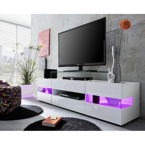 Tv Stands With Led Lights In Multiple Finishes (Photo 17 of 20)