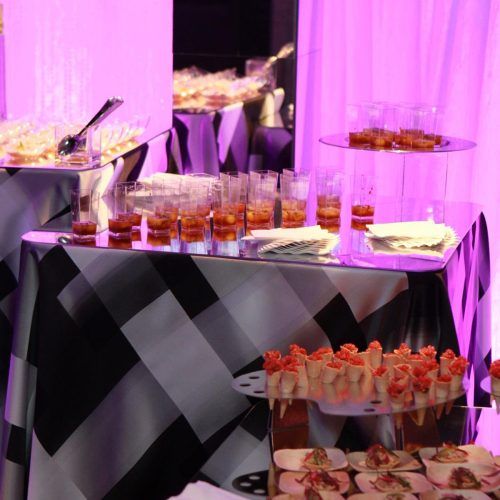 Pink And White Geometric Buffets (Photo 20 of 20)