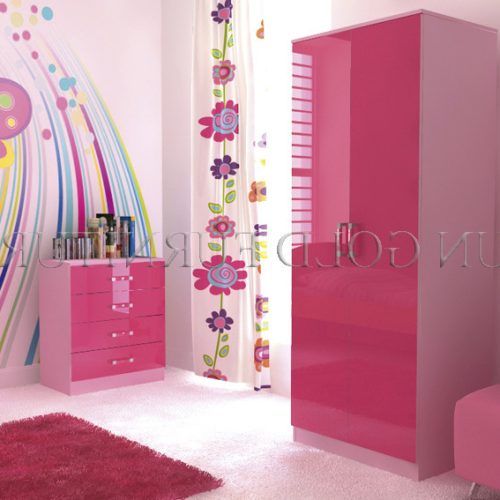 Pink High Gloss Wardrobes (Photo 13 of 20)