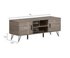 20 Best Ideas South Shore Evane Tv Stands with Doors in Oak Camel