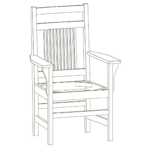 Craftsman Arm Chairs (Photo 18 of 20)