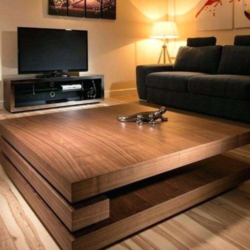 Large Square Oak Coffee Tables (Photo 15 of 20)