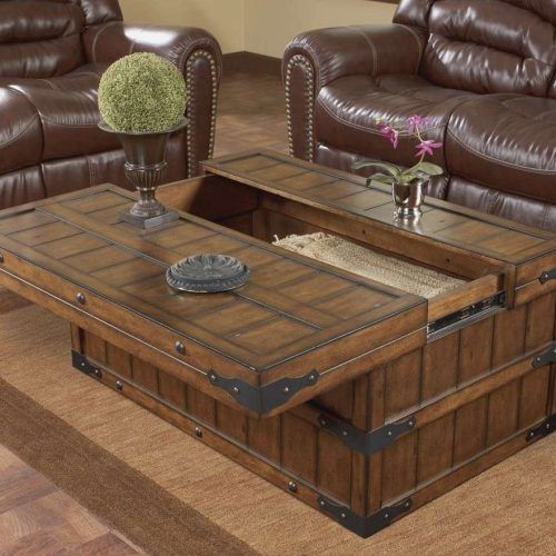 Large Square Coffee Table With Storage (Photo 2 of 20)
