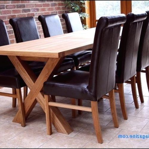 8 Seater Oak Dining Tables (Photo 18 of 20)