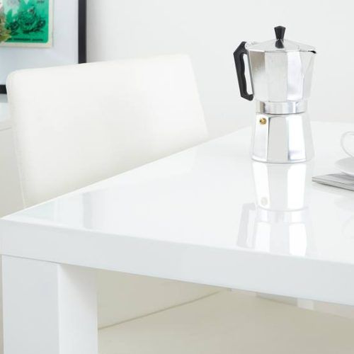 White Gloss Dining Sets (Photo 16 of 20)